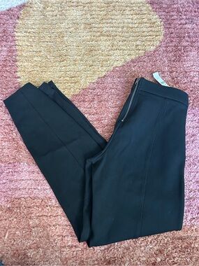 J. Crew Black Slim Stretch Zip Ankle Trousers NWT